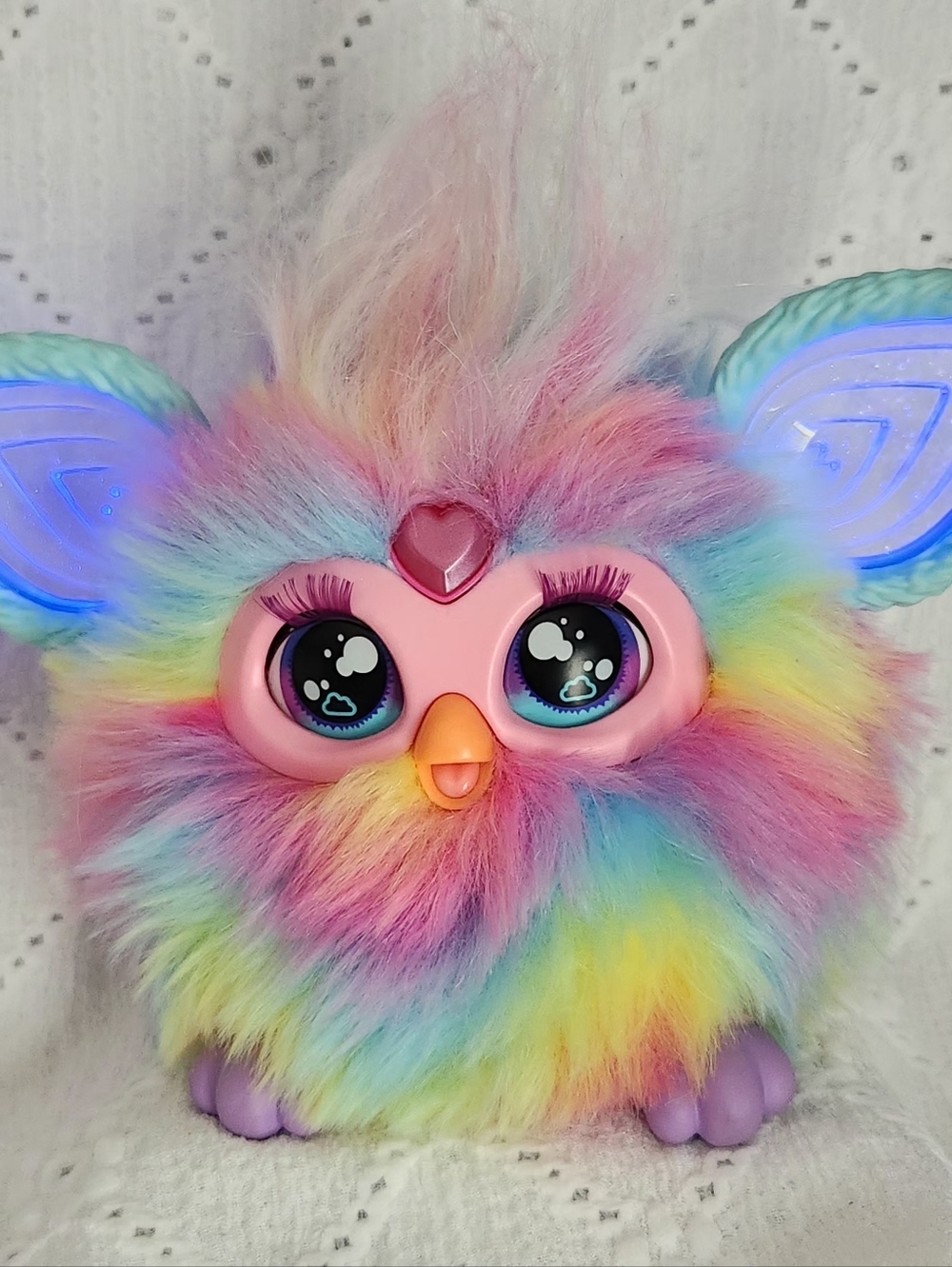 Furby 2023 Cute And Furry Adorable Interactive Tie Dye Toy - Picture 4 of 10